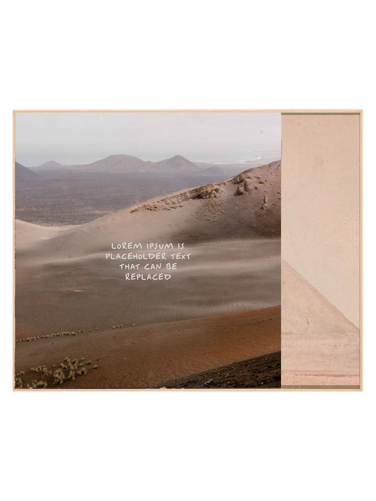 Timanfaya - volcanic desert landscape Lanzarote